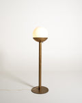 Lampada da terra italiana in ottone, anni ’60