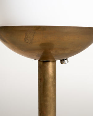 Lampada da terra italiana in ottone, anni ’60