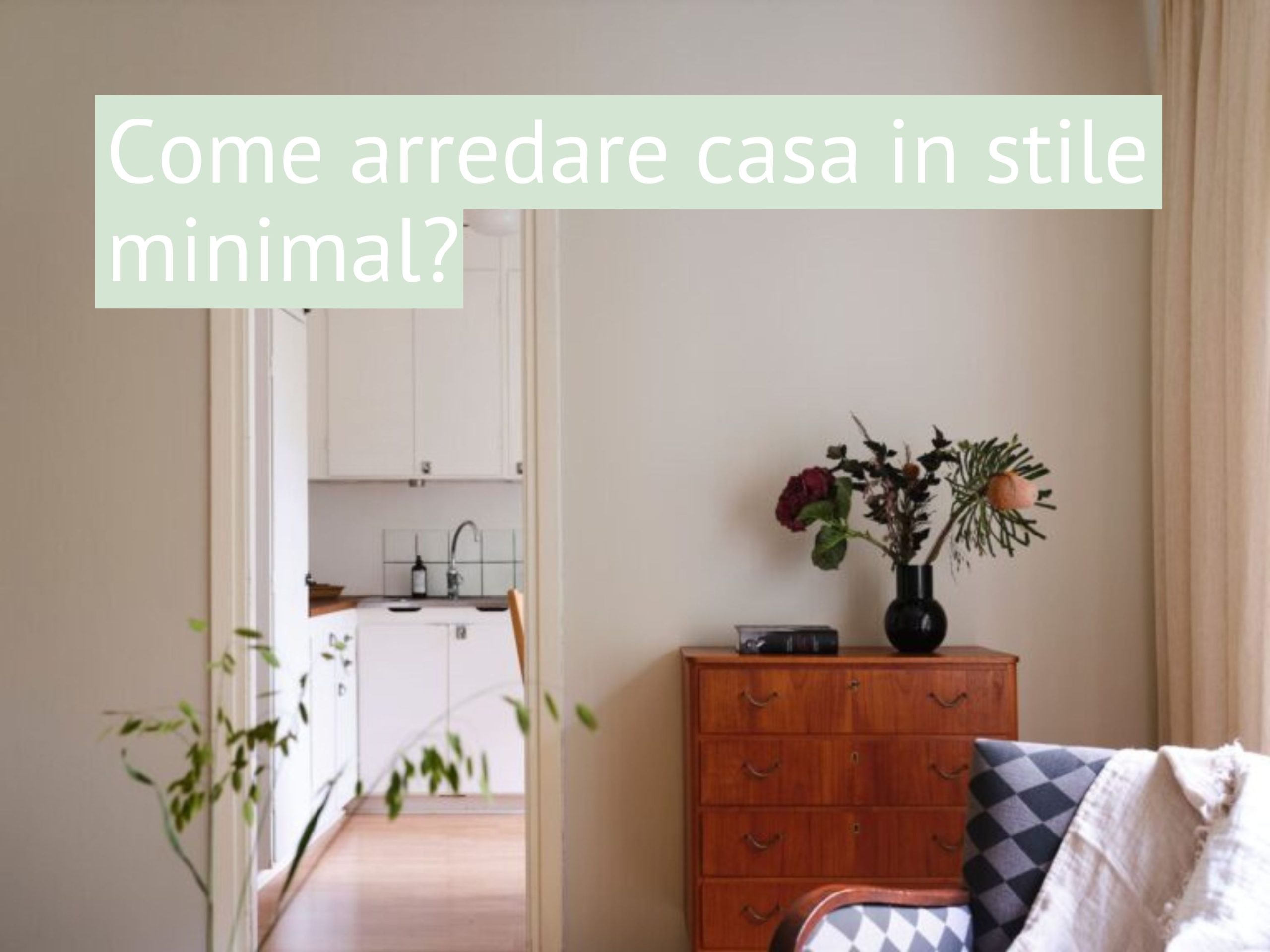 come arredare casa in stile minimal