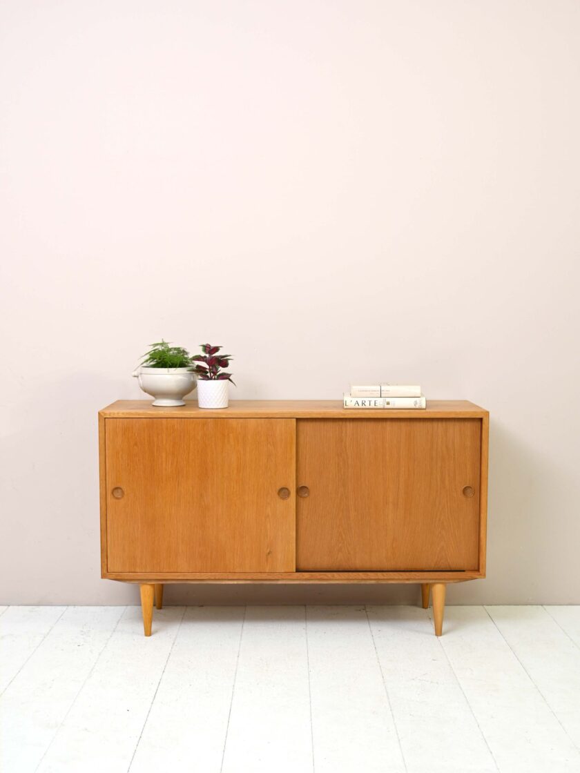 Sideboard-scandinavo-di-Borge-Mogensen-in-rovere