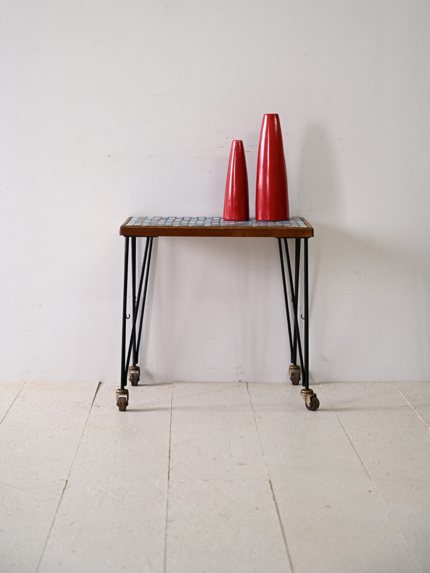 Mosaic vintage side table