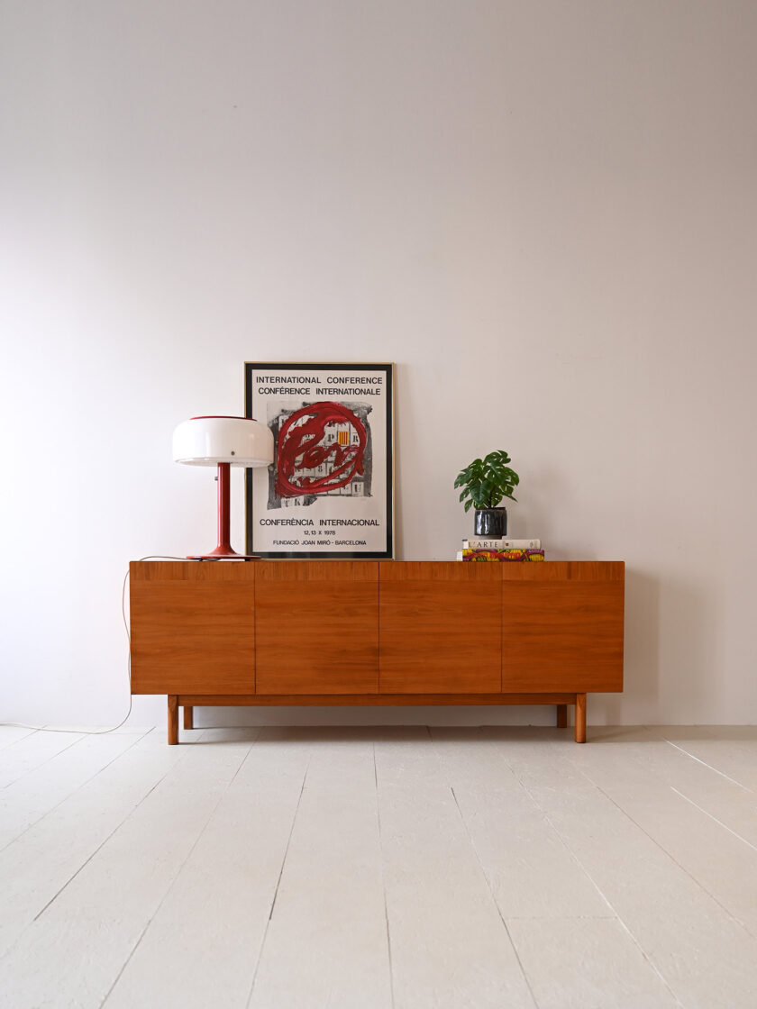 Sideboard scandinavo in teak di Nils Jonsson