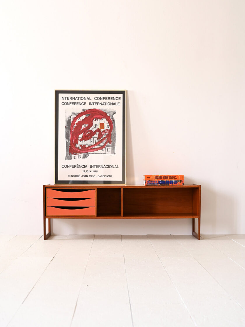 Sideboard scandinavo porta TV con cassetti