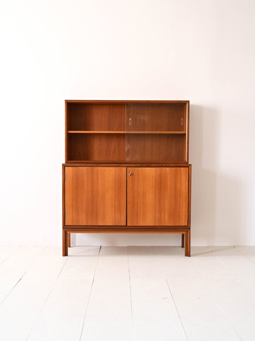 Scandinavian sideboard with display case