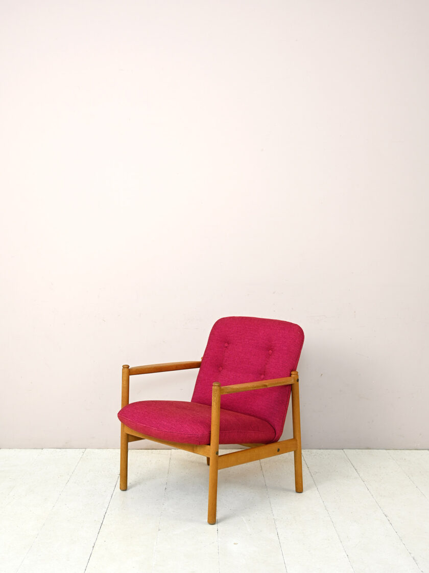 Poltrona vintage fuxia