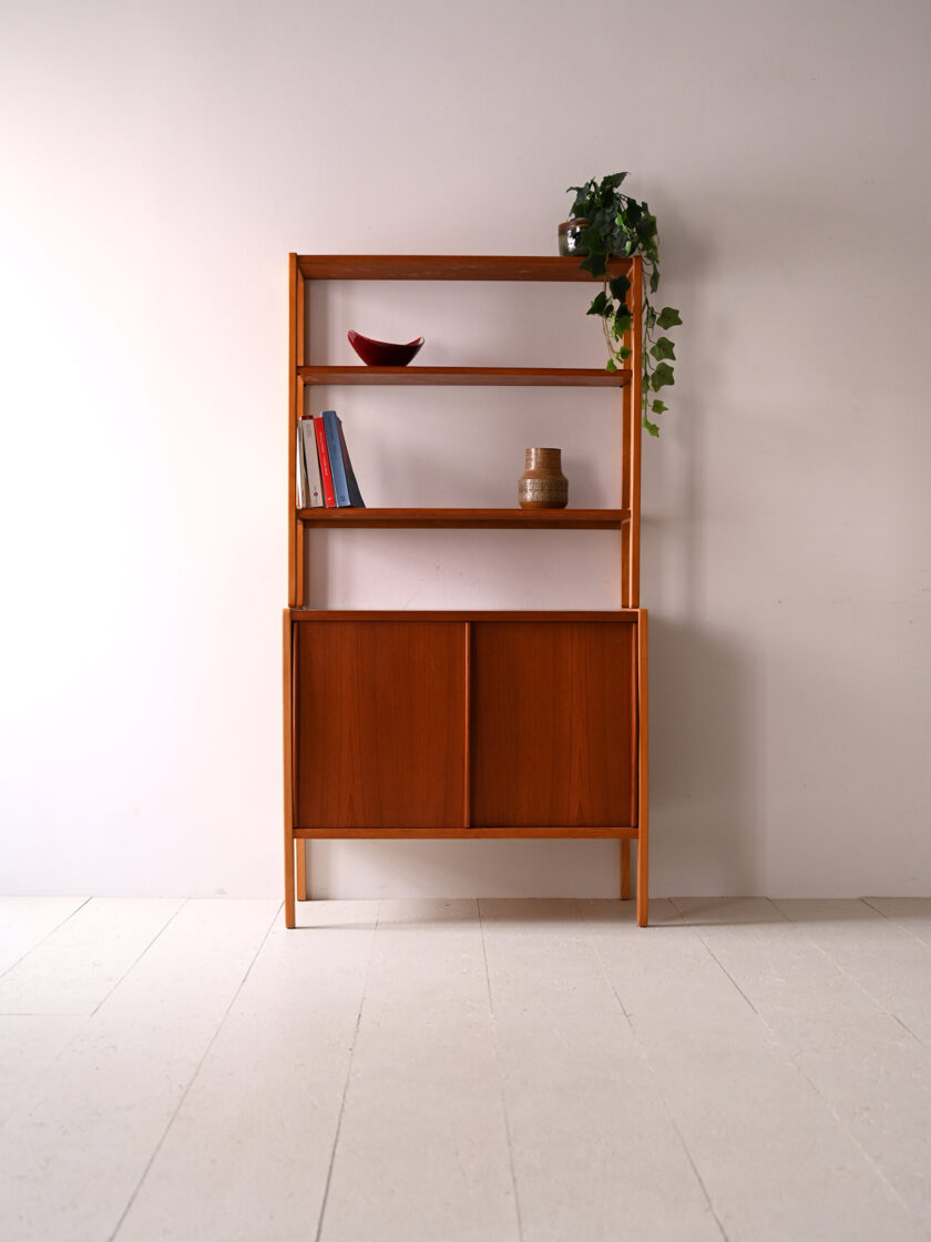 Libreria-di-Bodafors-in-teak-e-rovere