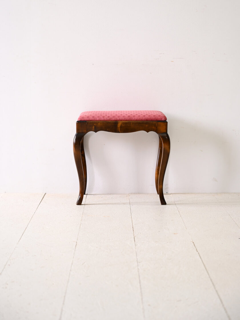 Scandinavian red stool