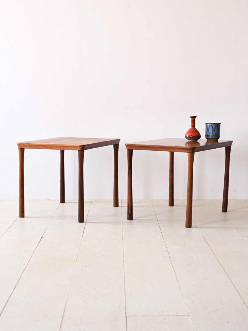 Scandinavian rosewood tables