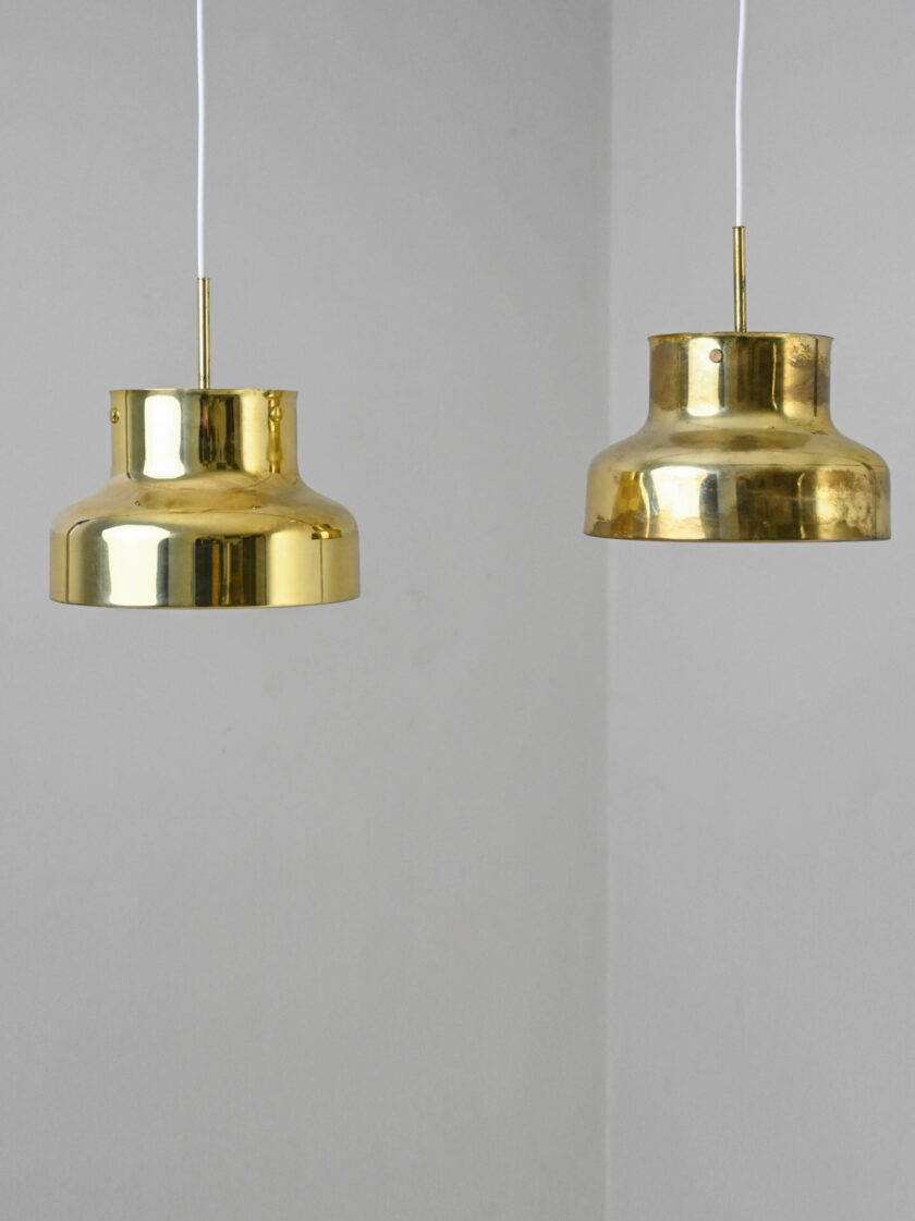 Pair of vintage 'bumling' lamps by Anders Pehrson