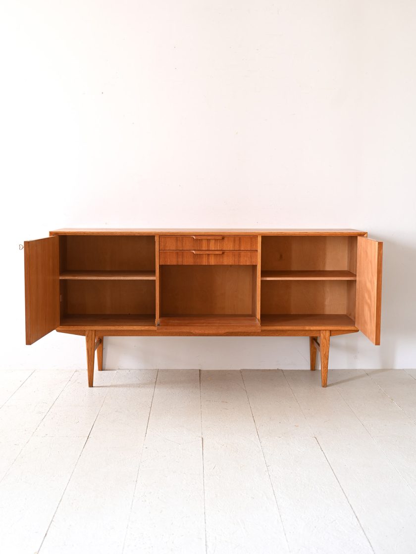 Sideboard vintage con cassetti centrali-c