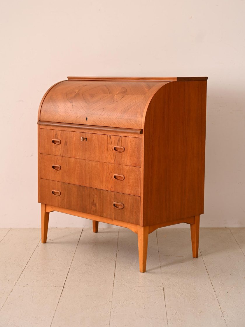 Secretaire anni '60 in teak-e