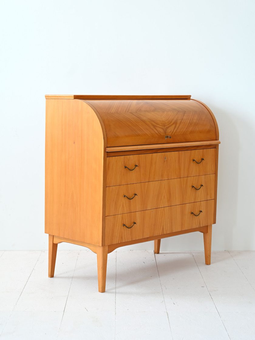 Secretaire scandinavo vintage-d