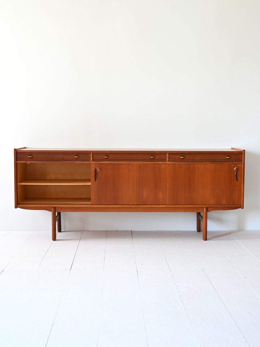 Sideboard norvegese anni '60-f